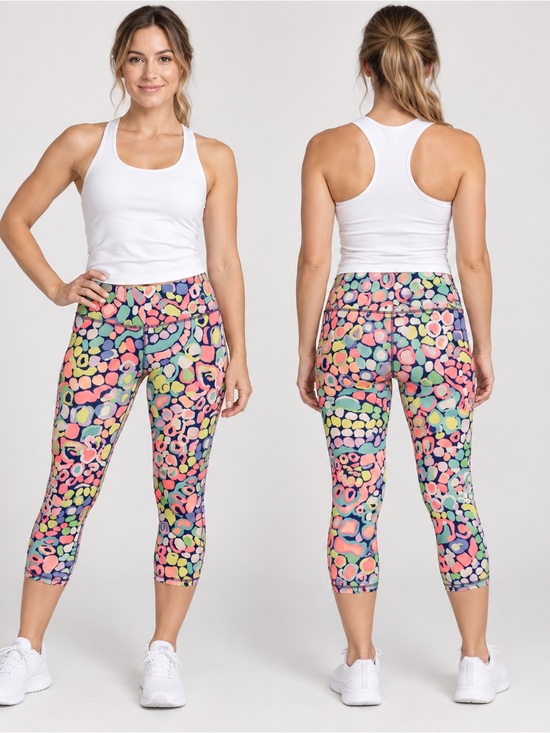 Lilly Pulitzer Pants - Lilly Pulitzer Women's Multicolor Printed Capri Leggings